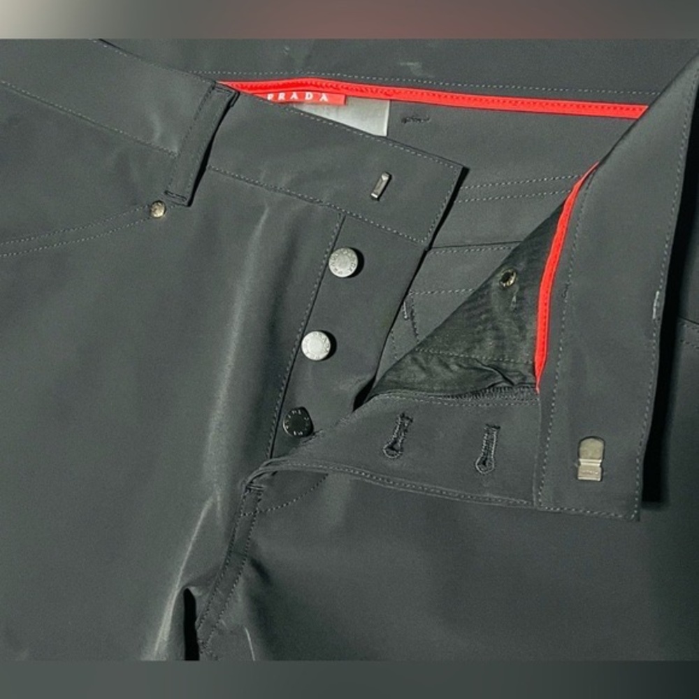 Prada Pants Size 46 or 30/32 Black 89% Polyester 11% Elastane New